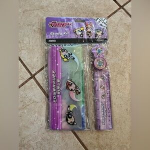 NEW Powerpuff Girls Study Kit 2002